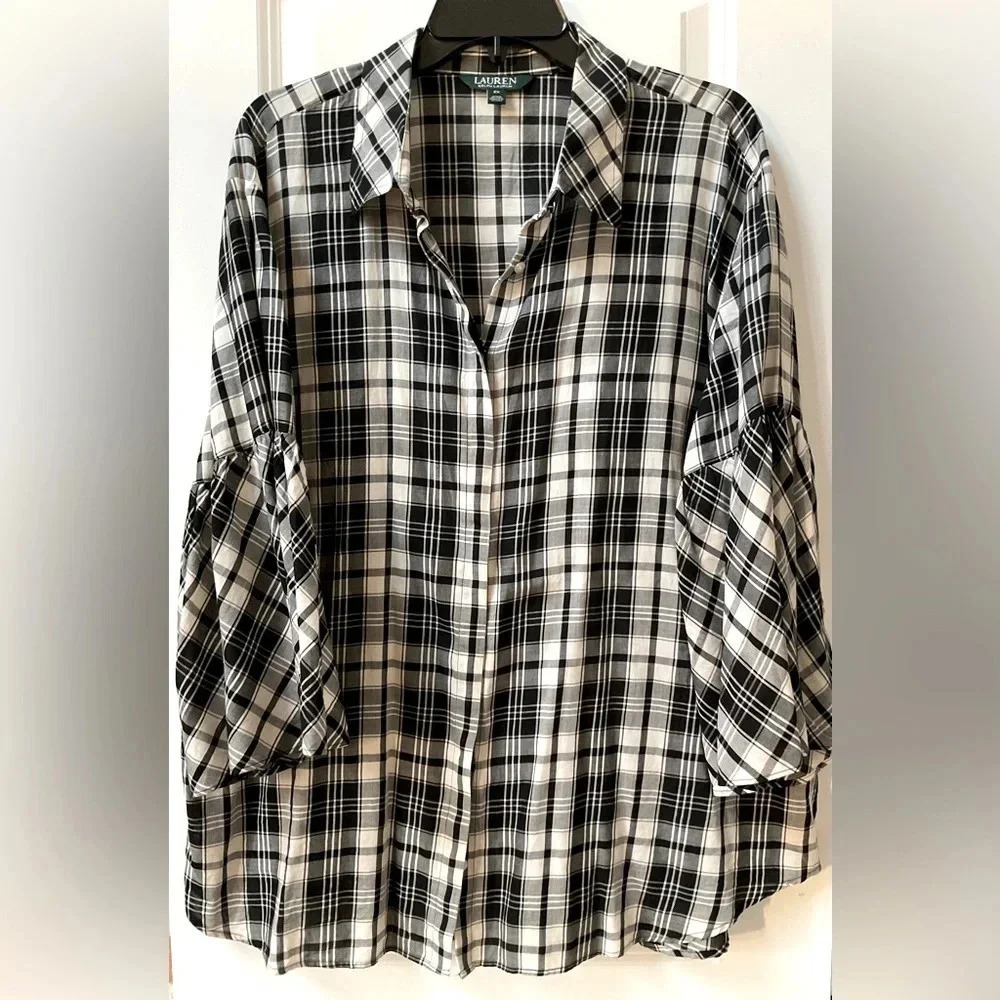 Lauren Ralph Lauren Plaid Button Down